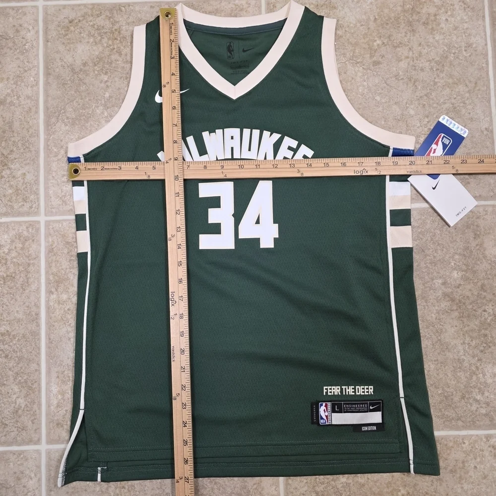 Nike NBA Giannis Antetokounmpo Milwaukee Bucks Youth L 14/16 Jersey NWT
